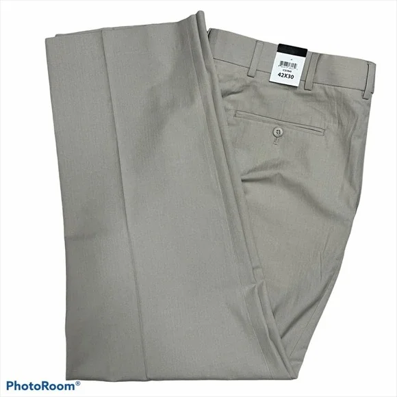 Stafford Stone Classic Fit Dress Pants 42 x 30 Stafford Stone Classic Fit Dress Pants 42 x 30
